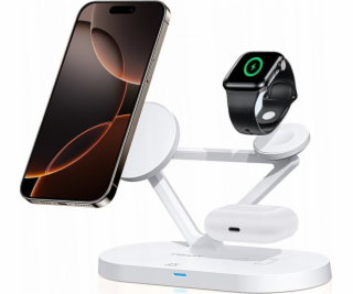 Tech-Protect bezdrátová nabíječka A41 3v1 QI15W, bílá