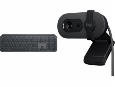 Logitech Klávesnice MX Keys pro firmy (920-010251) + Brio 100 (960-001585)