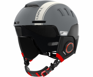 Livall RS1 Bluetooth PTT Alert SOS Lyžařská helma Grey M