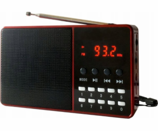 Dartel Rádio RD-180 červené