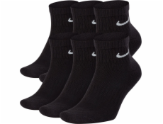 Nike Ponožky Everyday Cushion Ankle 6Pak 010: Velikost - S (34 - 38)