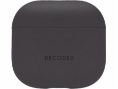 Decoded Silicone Aircase - silikonové ochranné pouzdro pro AirPods 4. generace. (dřevěné uhlí)