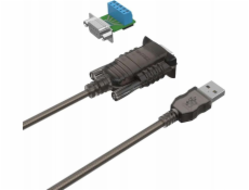 Unitek Převodník/adaptér USB 2.0 na RS422/RS485 (DB9M) s čipsetem FTDI, 1,5 m