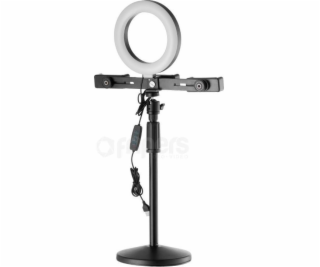 Freepower Stolní sada Vlog LED s držáky na chytré telefony