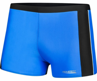 Aqua-Speed Plavecké kraťasy JASON M/23 modré/šedé/bílé (4...