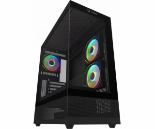AQIRYS Černá počítačová skříň ANTLIA