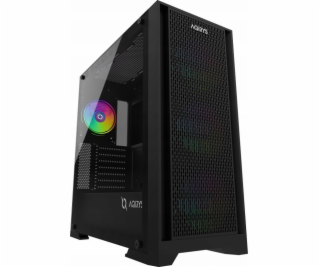 AQIRYS Počítačová skříň AVIOR černá