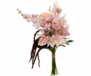 Umělá kytice WILD ROMANCE, růžová, 60 cm