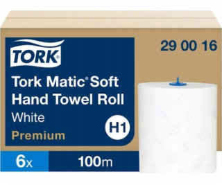 Tork Tork 290016, 100 m, 210 mm, 19 cm, 3,8 cm, Papír, Bílá