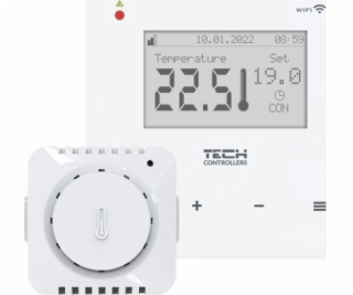 Tech Dvoustavový pokojový termostat T-5z WiFi (pod omítku)