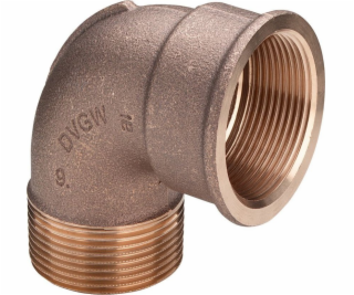 Koleno 90° 1 1/2 bronz / lesklá Spojka potrubí