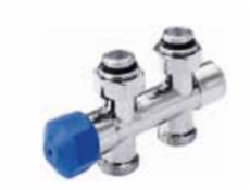 Schlosser Termostatický ventil DN15 3/4 x 1/2 GZ x GZ přímý leštěný chrom (90481508521)