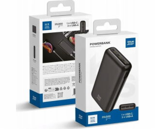 Blue Star Powerbanka 20000mAh 2,1A W2027 černá