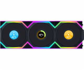 Lian Li UNI FAN SL Wireless LCD 120 Reverse Blade 3 kusy,...