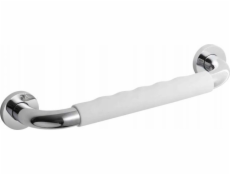 Přímé koupelnové madlo 30 / chrom / protiskluz. bílé překrytí