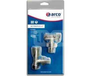 Arco Sada rohových radiátorových ventilů (přívod + zpáteč...