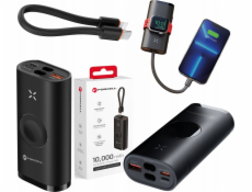 Powerbanka FORCELL F-ENERGY F10K4 kompatibilní s Apple Watch PD QC3.0 3A 22,5W 10000 mAh černá