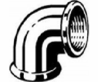 Viega Luk 90  1 1/4 hnědý