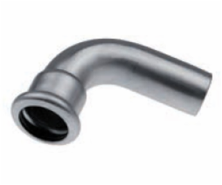 KAN-therm Lisované koleno 90° 42 mm nerezová ocel - 6190393