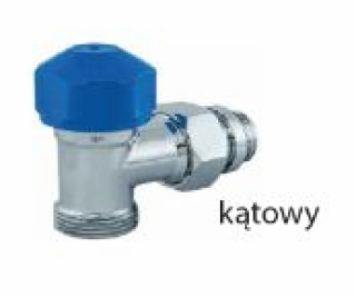 Red Červený termostatický ventil 1/2 x 3/4 rohový bílý (9...