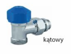 Red Červený termostatický ventil 1/2 x 3/4 rohový bílý (90481578524)