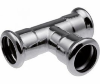 KAN-therm T-kus 108x108x108 OCELOVÝ Press (1509257008)