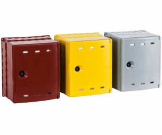 Weba Nástěnný plynový box 30 x 34 x 20 cm hnědý (06-30-03...