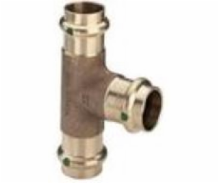 Viega T-kus SC-Contur 22x18x18mm měděný - 298401