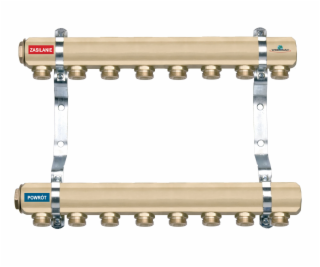 Ferro 8cestný rozdělovač 1 s niply RPN08