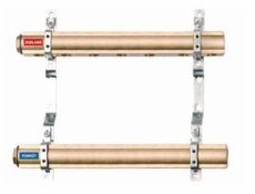 Red Rozdělovač z červené mosazi RP 11cestný 1” R022801010