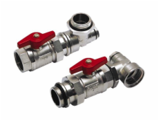 KAN-therm Set úhelník G1xG1 kompletní sada ventilů se šroubením a koleny K-600500