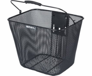 BASIL BILBAO košík na volant, KlickFix, ocel, černý (NOVI...