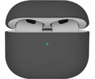 Uniq Lino - silikonový kryt pro AirPods 4 šedý - Bezpečno...