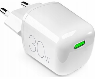 Puro Nabíječka MiniPro 30W GaN USB-C do zásuvky - bílá