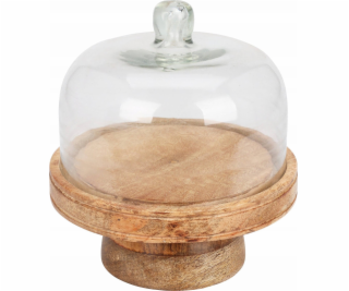 Home Styling Collection Stojan na dort z mangového dřeva,...