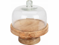 Home Styling Collection Stojan na dort z mangového dřeva, O 19 cm
