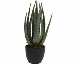 Bytová dekorace Umělá aloe v květináči 45 cm