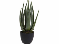 Bytová dekorace Umělá aloe v květináči 45 cm