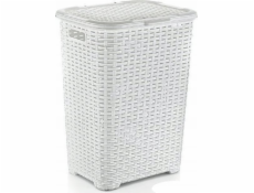 Katex Koš na prádlo RATAN 45l - bílý 400x316x550