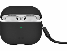 Uniq Lyden DS - Pouzdro z umělé kůže pro AirPods 4 černé - Bezpečnost zaručena. Jednoduché splátky. Doprava zdarma od 170 PLN.