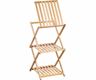 Bambusová police se třemi policemi, 67 cm