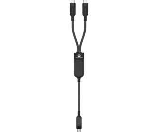 Acefast 2v1 kabel dvojitý USB-C - 2x USB-C 100W 480Mb/s -...
