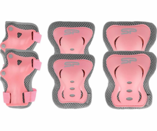 Spokey Sada chráničů M růžová 940925