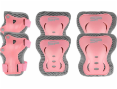 Spokey Sada chráničů M růžová 940925