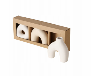 Boltze Sada dekorativních váz METTY, 3 ks, výška 10 cm