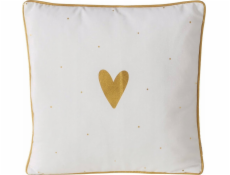 Dekorační polštář s kovovou paspulkou DILARA, 45 x 45 cm