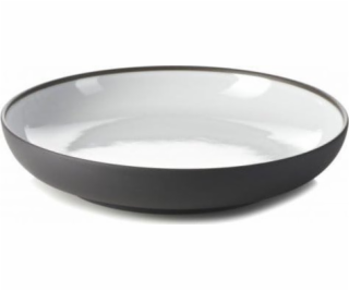 Talíř Revol SOLID 23,5 cm, bílá a černá