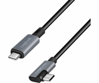 LogiLink Kabel CU0184 USB 2.0 Type-C C/M úhlový na USB-C/...