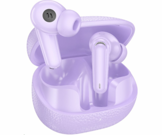Hoco Bezdrátová Bluetooth sluchátka TWS EQ23 fialová