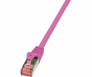LogiLink patchcord CAT 6 S/FTP PIMF růžový 2m (CQ2059S)